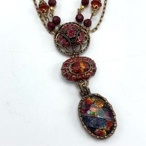 Chicos Vintage Drop Necklace